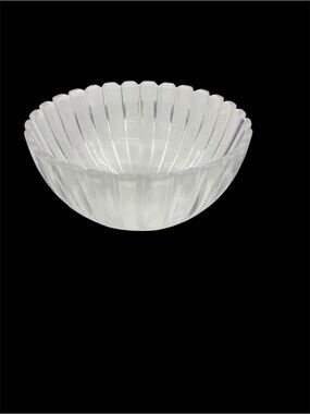 Tiffany & Co. Clear Crystal Fluted Serving Bowl